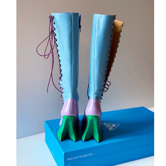 Grand National Tall Platform Boot. Fluevog. - Picture 7 of 8